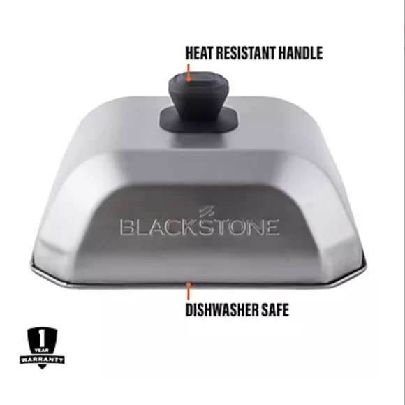 Blackstone Silver Griddle Cover with Black Handle - Picture 2 of 6